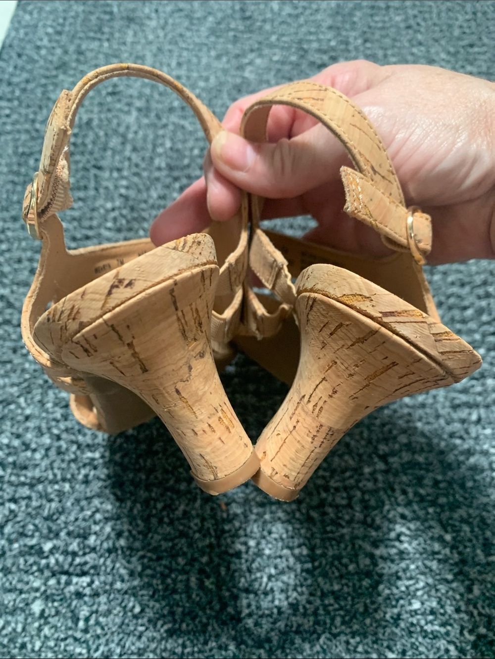 Kim Rogers Wearyn Cork Heels - Picture 3 of 6